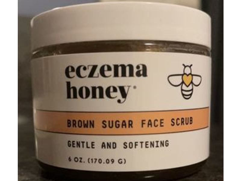 Eczema Honey Brown Sugar Face Scrub, 6 oz/170.09 g