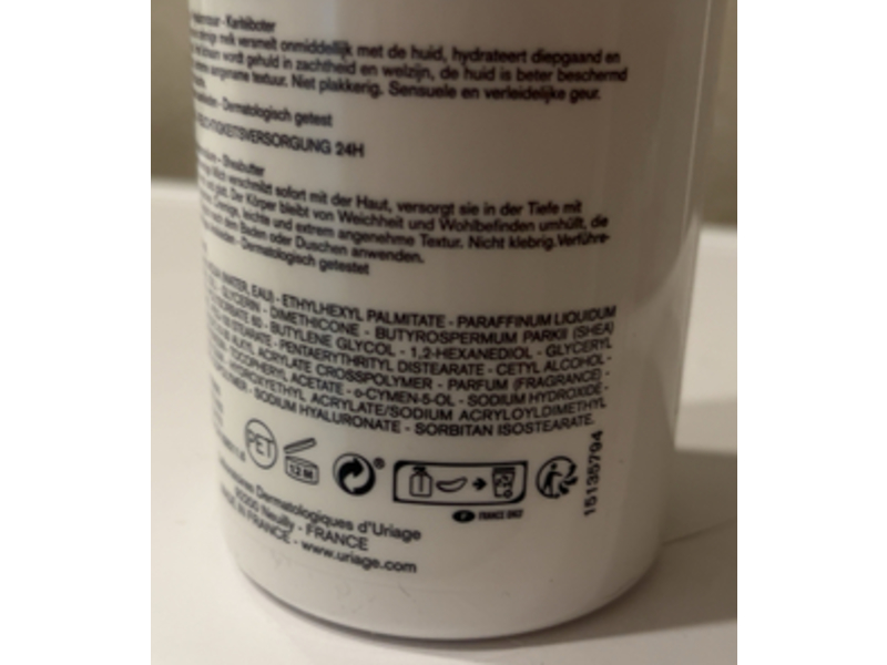 Uriage Eau Thermale Silky Body Lotion, 17 fl oz/500mL