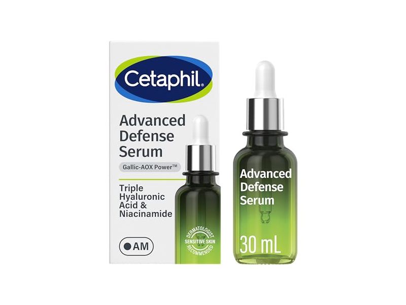 Cetaphil Advanced Daily Defense Serum, Vitamin E & Gallic Acid, 1 fl oz/30 mL