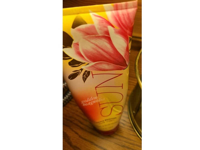Bath & Body Works Triple Sun Moisture Body Cream , Golden Magnolia, 8 oz/226 mL