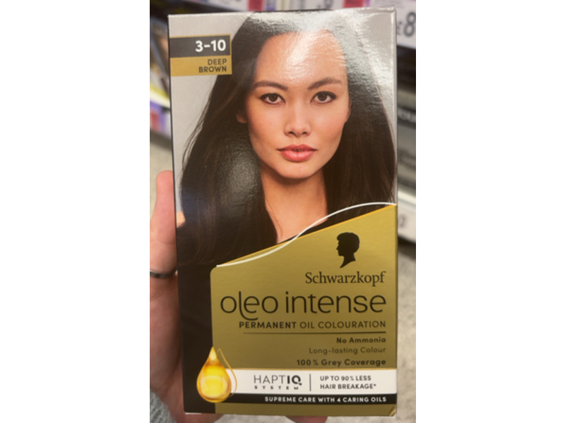 Schwarzkopf Oleo Intense Permanent Oil Colouration, 3-10 Deep Brown