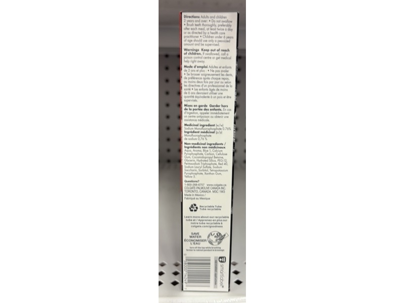 Colgate Revitalizing White Toothpaste, Activated Charcoal Fresh Mint, 98 mL
