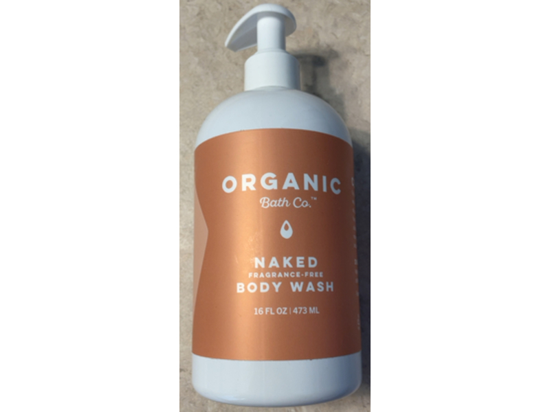 Organic Bath Co. Naked Body Wash, 16 fl oz/473 mL