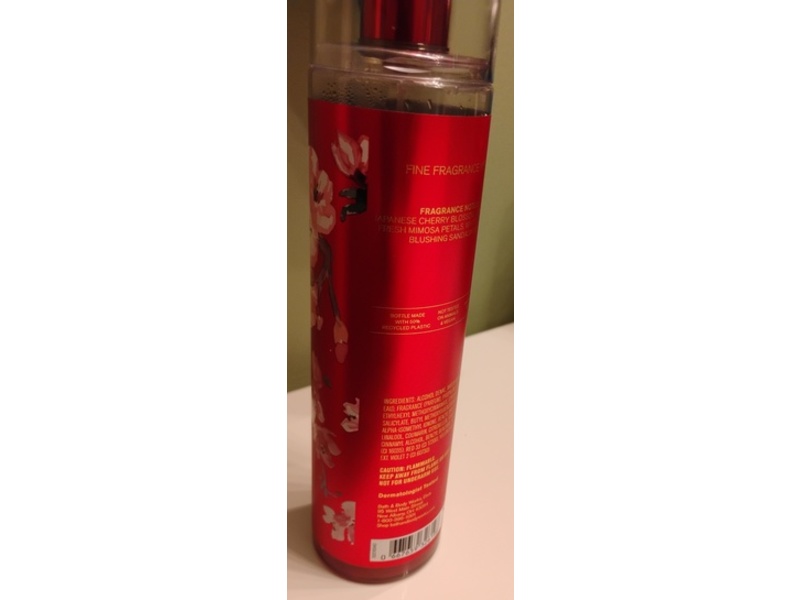 Bath & Body Works Fine Fragrance Mist, Japanese Cherry Blossom, 8 oz/236mL