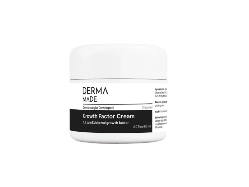 Derma Made Growth Factor Cream, Unscented, 2.0 fl oz/60 mL