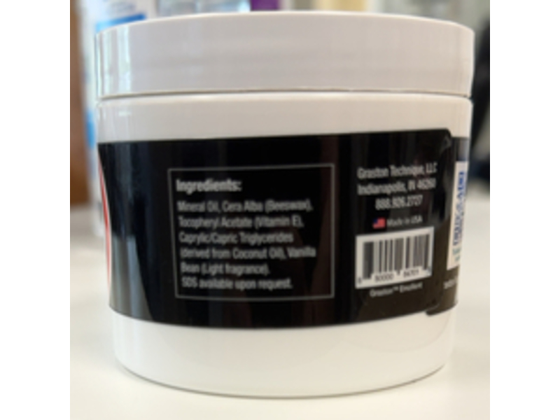 Graston Soft Tissue Mobilization Emollient, Vitamin E, 4 oz/113 g, Pack Of 6