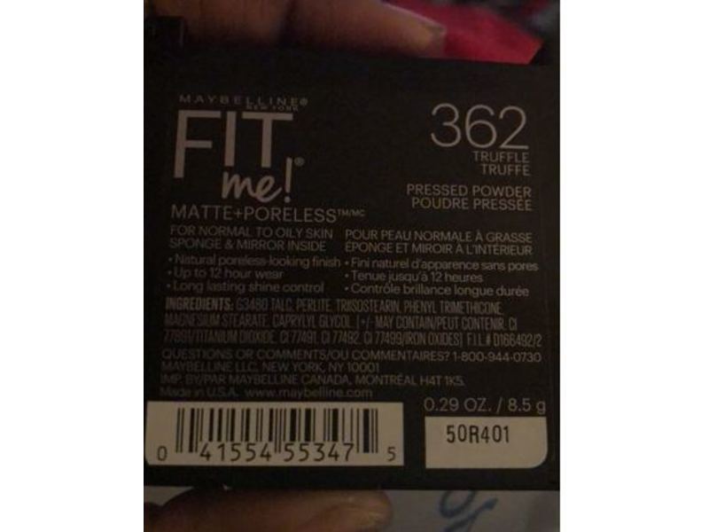 Maybelline Fit Me! Matte+Poreless Powder, 362 Truffle, 0.29 oz/8.5 g