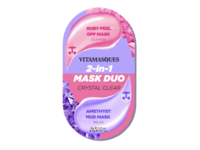 Vitamasques Crystal Clear 2-In-1 Mask Duo, Amethyst Mud & Rudy Peel Off Mask - thumbnail 1