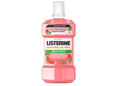 Listerine Mouthwash, Watermelon & Mint, 500 mL