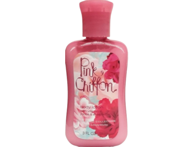 Bath & Body Works Body Lotion, Pink Chiffon, Vitamin E, Jojoba & Shea Butter, 3 fl oz/88 mL
