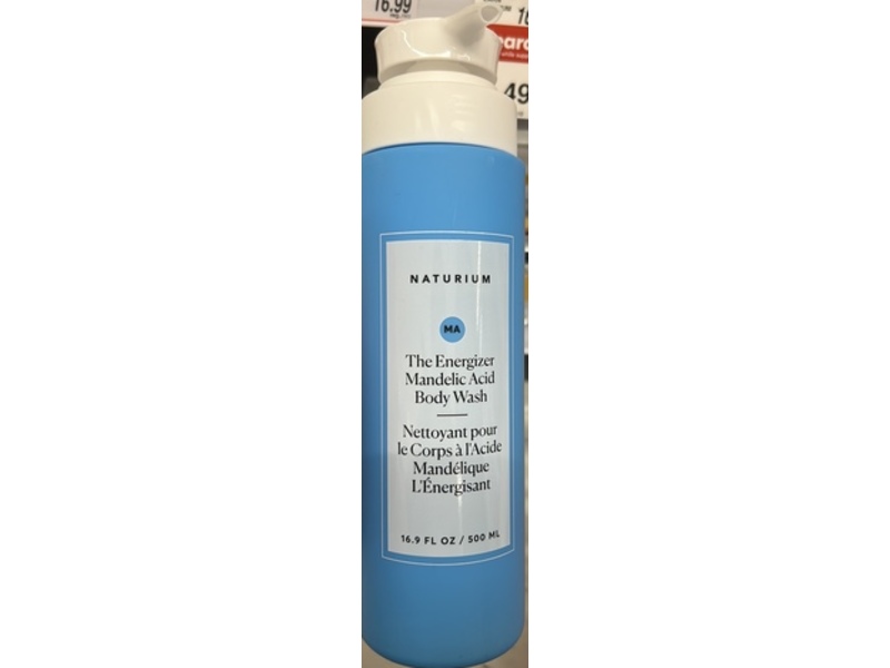 Naturium The Energizer Body Wash, Mandelic Acid, 16.9 fl oz/500 mL