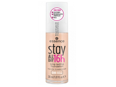 Essence Stay All Day Foundation, 08 Soft Vanilla, 1.01 fl oz/30 mL