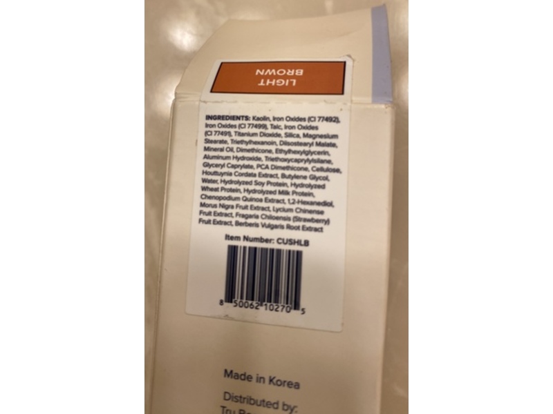 TruHair Color Cushion Thickening Hair Filler & Root Cover, Light Brown, 0.49 oz/14 g