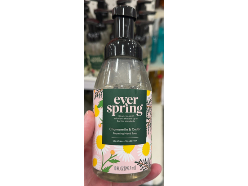 Ever Spring Foaming Hand Soap, Chamomile & Cedar, 10 fl oz/295.7 mL