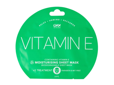 Oxx Skincare Vitamin E Moisturising Sheet Mask, 20 mL