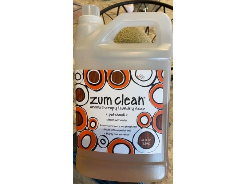 Zum Clean Aromatherapy Laundry Soap, Patchouli, 64 fl oz/1.89 L