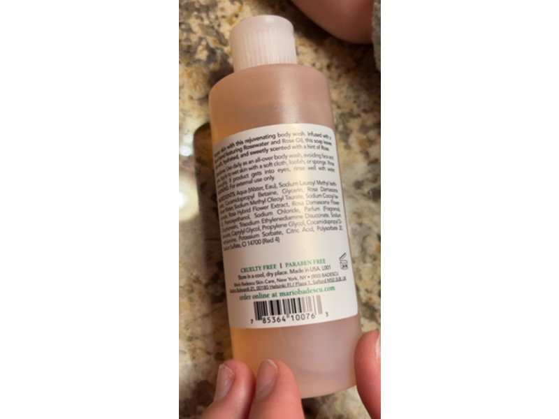 Mario Badescu Skin Care Body Soap, Rose, 4 fl oz/118 mL
