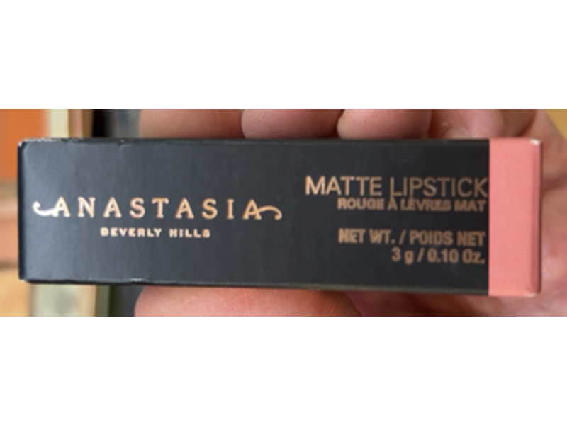Anastasia Beverly Hills Matte Lipstick, Hush Rose, 0.10 oz/3 g