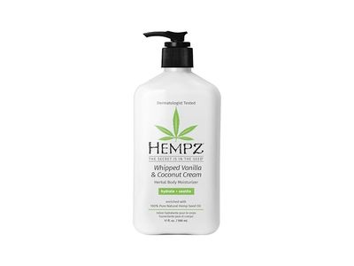 Hempz Herbal Body Moisturizer Lotion, Whipped Vanilla & Coconut Cream, 17 fl oz/500 mL