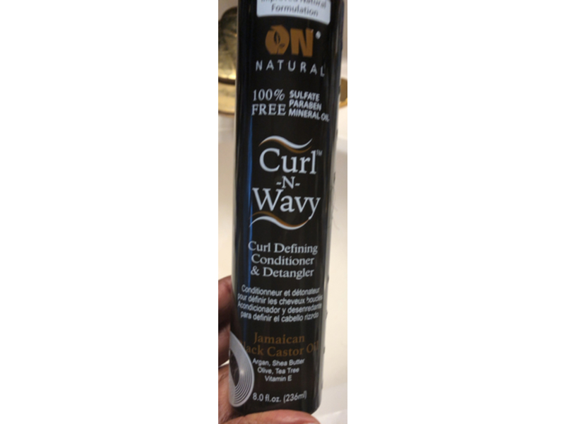 On Natural Curl Defining Conditioner, Jamaican Black Castor Oil, 8.0 fl oz/236 mL