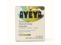 Ayeya Foaming Hand Soap Variety Pack, 0.7 oz/20 g, Pack Of 5 - thumbnail 1