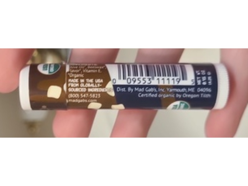 Mad Gab's Moose Smooch Lip Balm, Hot Cocoa, 0.15 oz/4.25 g