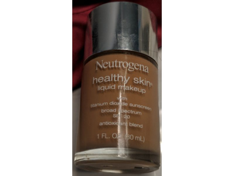 Neutrogena Healthy Skin Liquid Makeup, SPF 20, 80 Medium Beige, 1 fl oz/30 mL