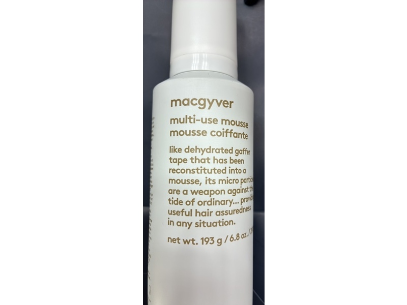 Evo Hair Macgyver Multi-Use Mousse, 6.8 oz/200 mL