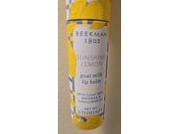 Beekman 1802 Goat Milk Lip Balm, Sunshine, 0.15 oz/4.2 g - Image 3