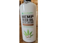 Hemphappy Hemp Seed Oil Body Lotion, Coconut, 12 fl oz/355 mL - thumbnail 2