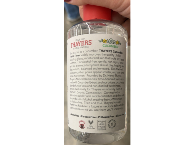 Thayers Natural Remedies Witch Hazel Facial Toner, Original, 8.5 fl oz/251 mL