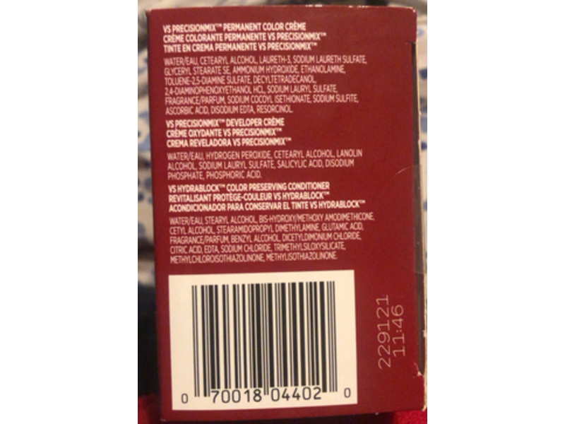 Vidal Sassoon Ultra Vibrant Permanent, 1BB Midnight Muse Blue, 1 Application