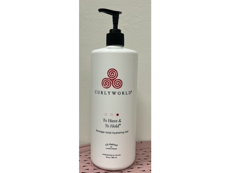 Curly World Hydrating Gel, To Have & To Hold, 32 oz/950 mL