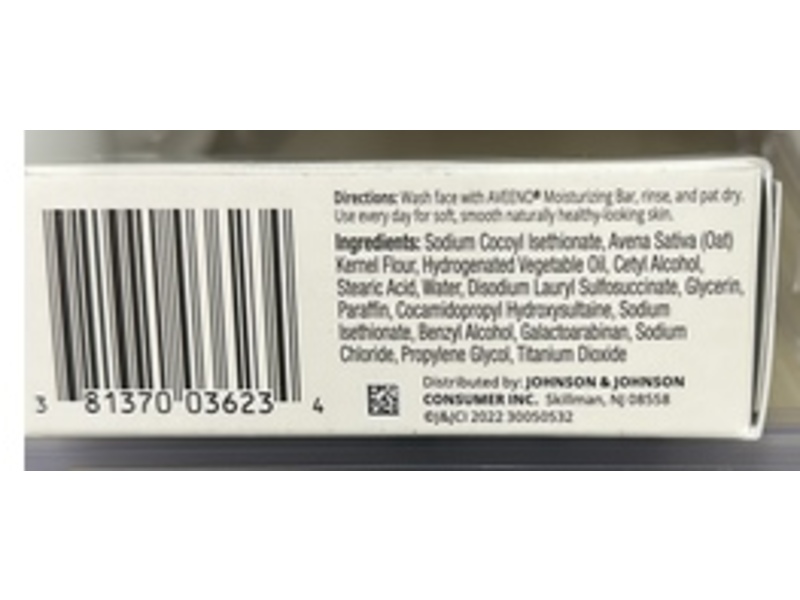 Aveeno Moisturizing Bar, 3.5 fl oz/100 g