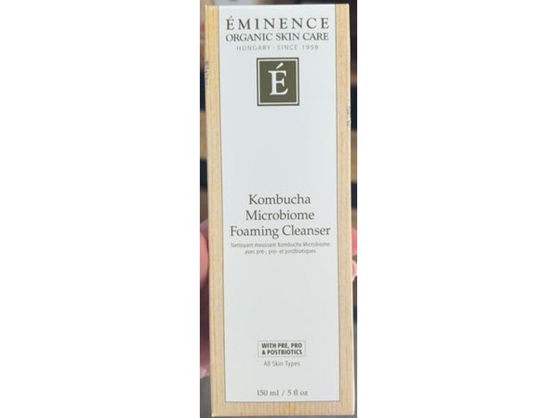 Eminence Kombucha Microbiome Foaming Cleanser, 5 fl oz/150 mL
