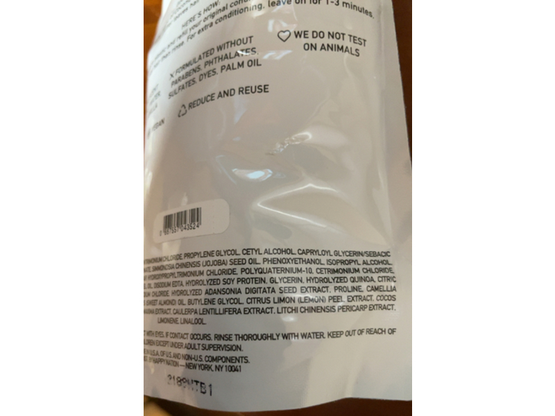 Happy Nation Happy Conditioner, Refill, 16.9 fl oz/500 mL