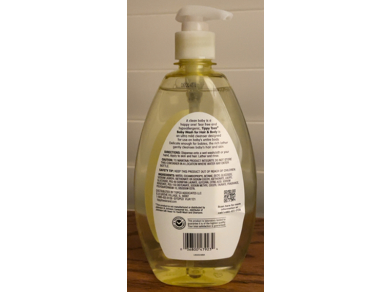 Tippy Toes Baby Wash, 16.9 fl oz/500 mL