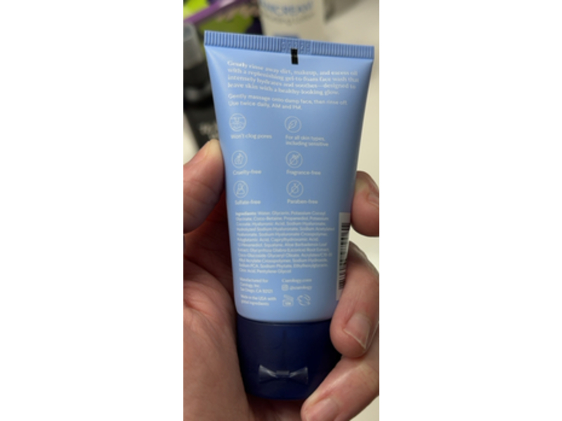 Curology Hydro+ Foaming Gel Cleanser, 1.35 fl oz/40 mL