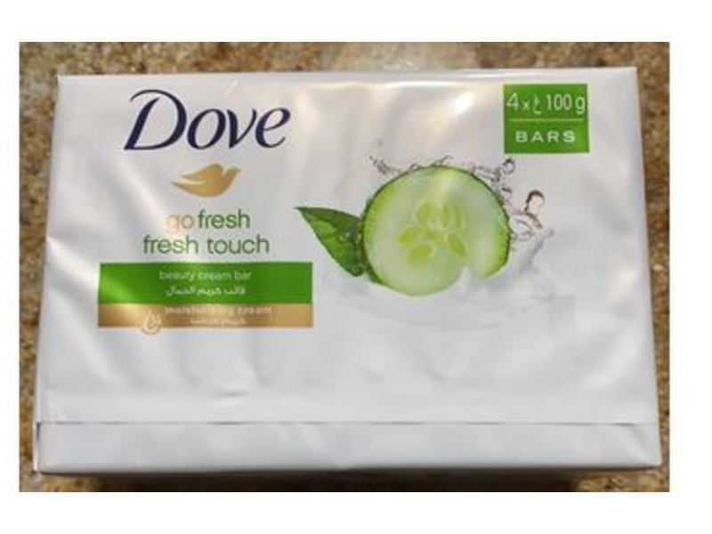 Dove Go Fresh Beauty Cream Bar, Fresh Touch, 14 oz/400 g