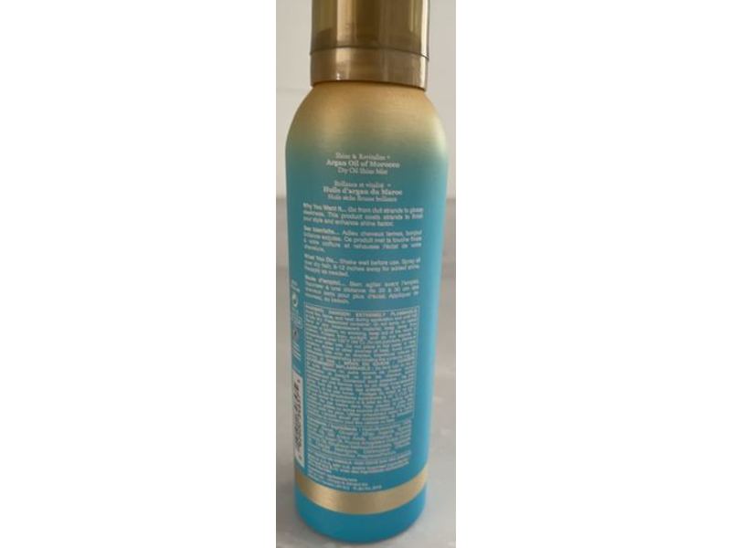 OGX Dry Oil Shine Mist, Argan Oil Of Morocco, Extra Strength, 5 oz/174 mL