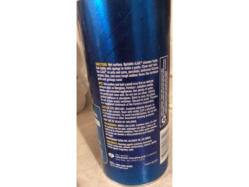 Ajax Cleanser, Bleach, 28 oz/794 g