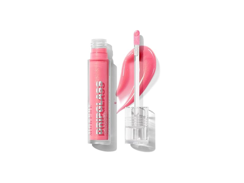 Morphe Dripglass Glazed High Shine Lip Gloss, Pink Mirror , 0.12 fl oz/3.8 mL