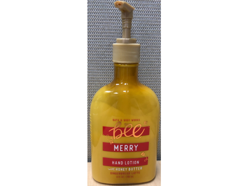 Bath & Body Wash Bee Merry Hand Lotion, Honey Butter, 8 fl oz/ 236 mL