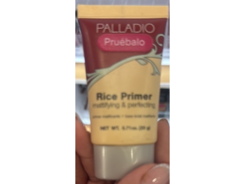 Palladio Mattifying & Perfecting Rice Primer, 0.71 fl oz/20 mL