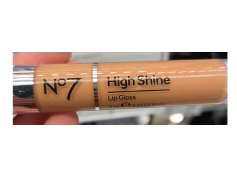 No7 High Shine Lip Gloss, Honey Bloom, 0.27 fl oz/8 mL