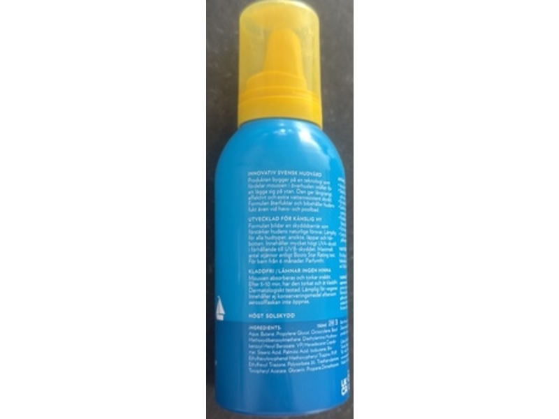 Evy Technology Sunscreen Mousse, SPF 50, 150 mL