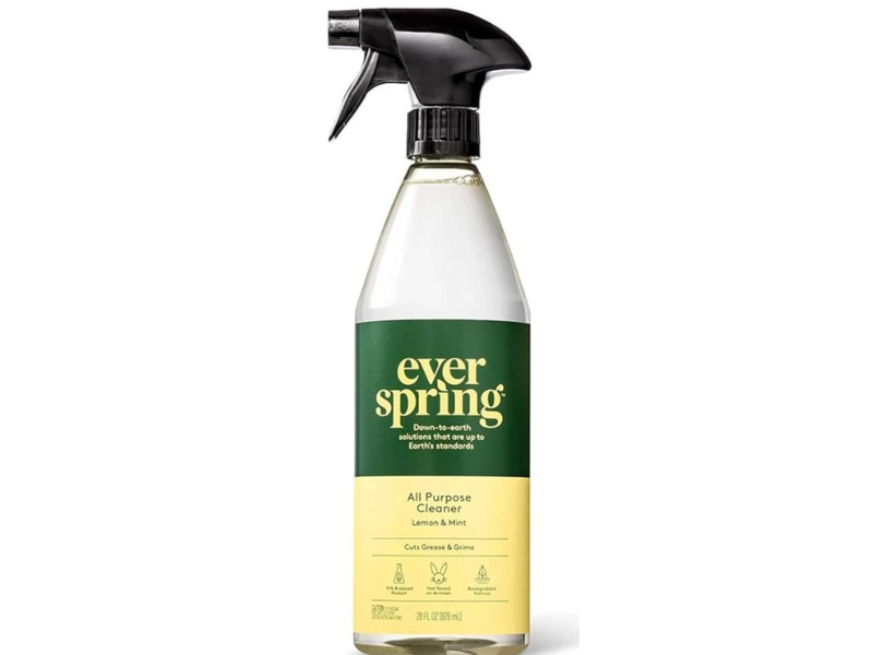 Ever Spring Wood Surface Cleaner, Lemon & Mint, 28 fl oz/828 mL