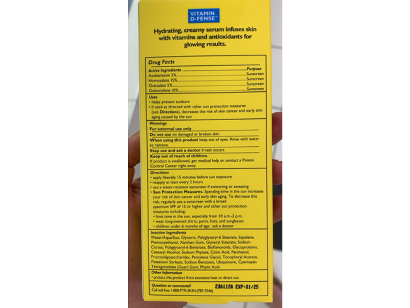 Peter Thomas Roth Max Creamy Serum, Vitamin D-Fense, SPF 50, 1.7 fl oz/50 mL