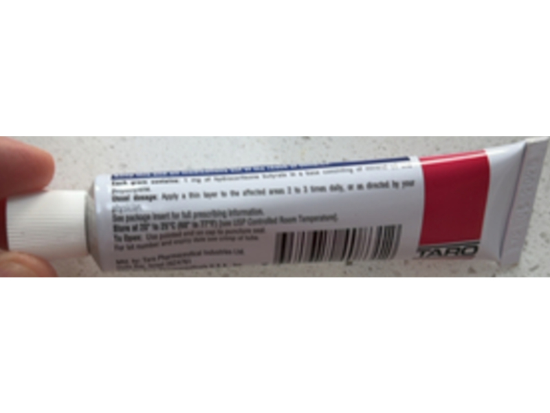 Hydrocortisone Butyrate Ointment 0.1%,15 g, Taro (Rx)