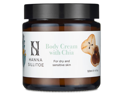 Hanna Sillitoe Body Cream, Chia, 4 fl oz/120 mL